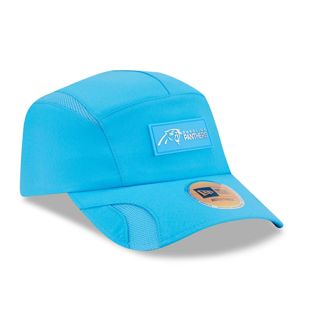 Carolina Panthers New Era 2025 Sideline Runner Adjustable Hat Blue | NFL