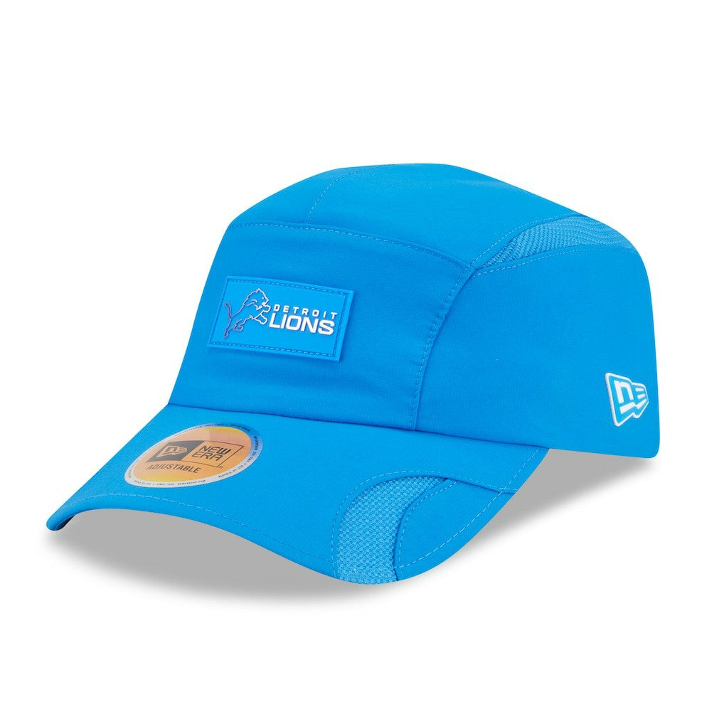 Detroit Lions New Era 2025 Sideline Runner Adjustable Hat Blue | NFL