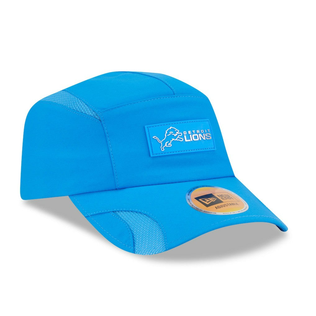 Detroit Lions New Era 2025 Sideline Runner Adjustable Hat Blue | NFL