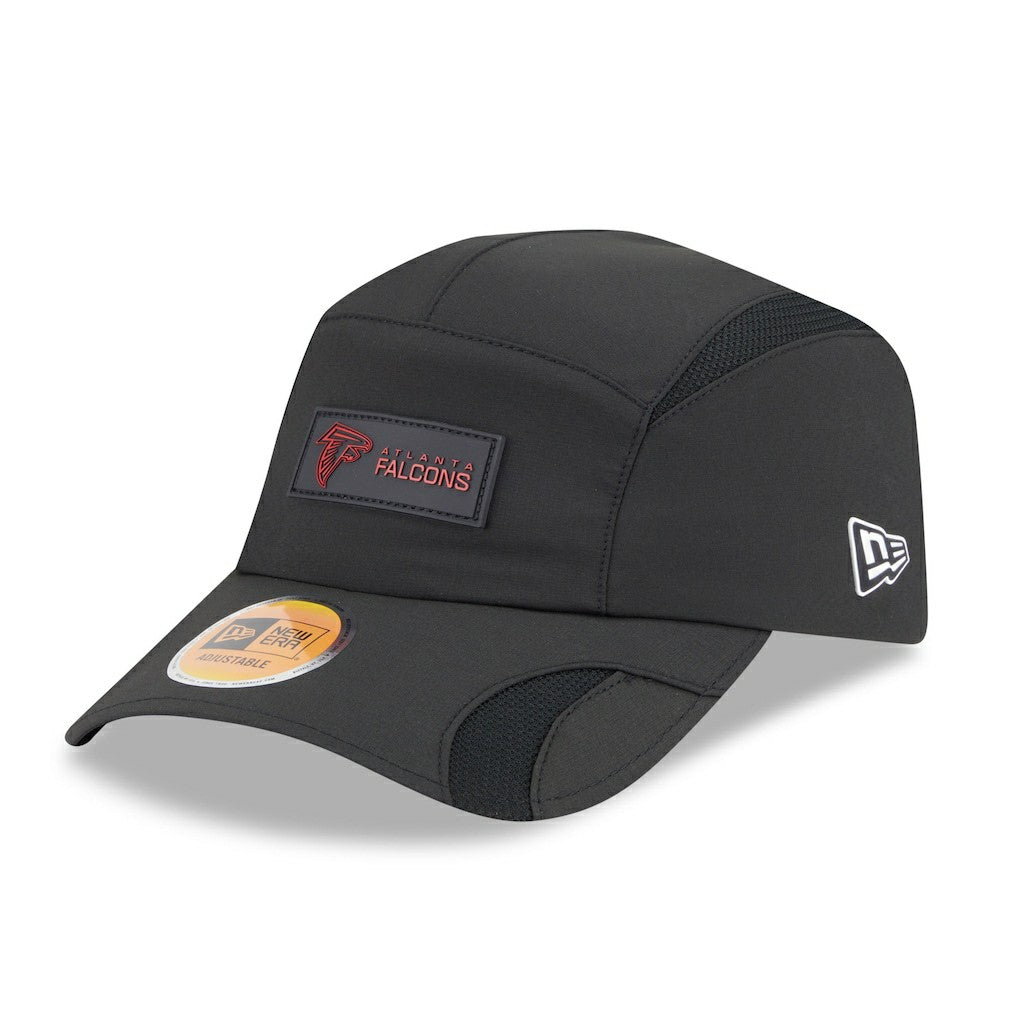 Atlanta Falcons New Era 2025 Sideline Runner Adjustable Hat Black | NFL