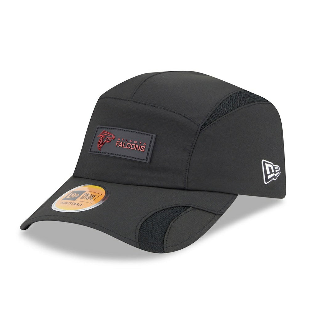 Atlanta Falcons New Era 2025 Sideline Runner Adjustable Hat Black | NFL