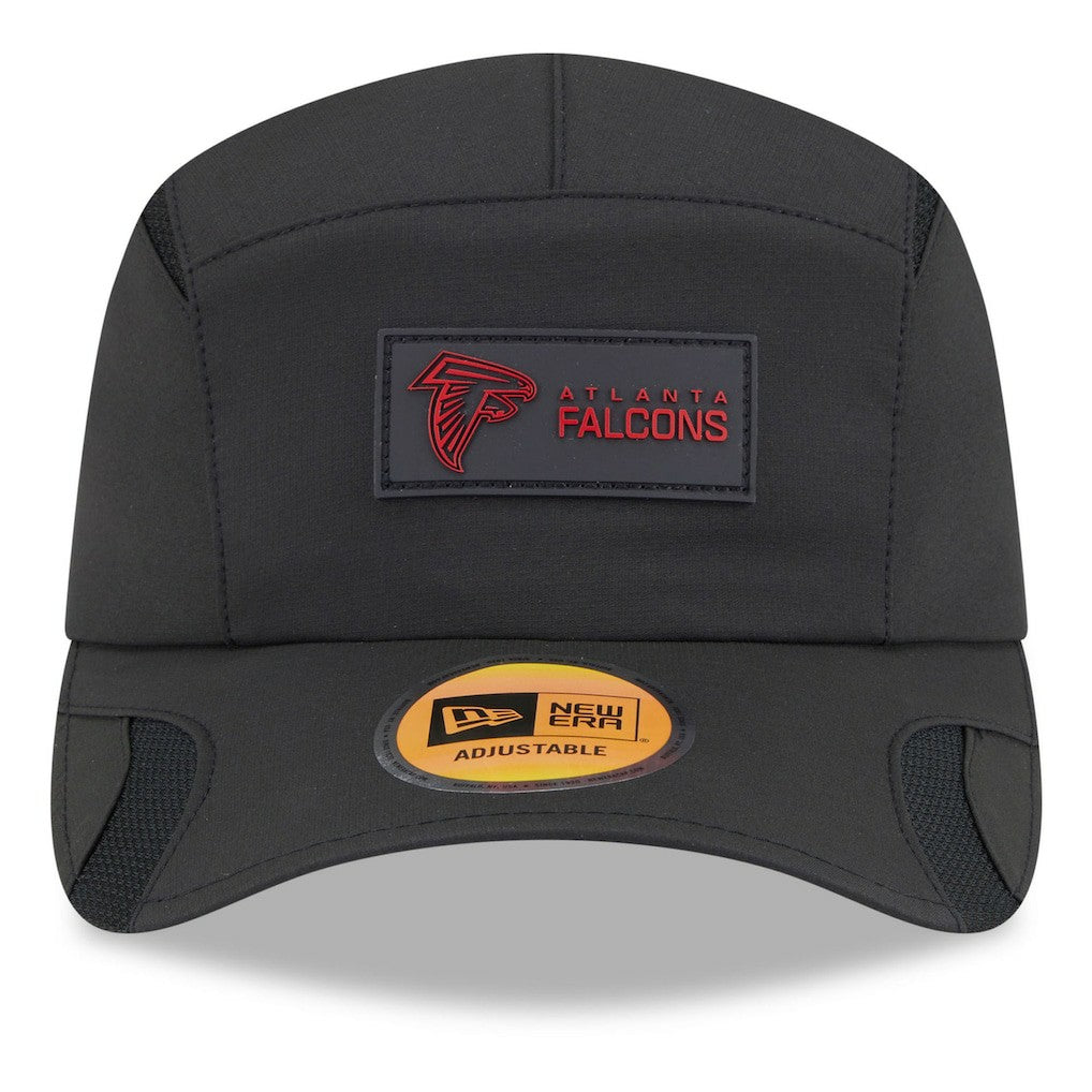 Atlanta Falcons New Era 2025 Sideline Runner Adjustable Hat Black | NFL