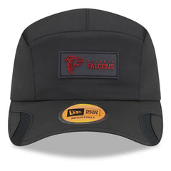 Atlanta Falcons New Era 2025 Sideline Runner Adjustable Hat Black | NFL