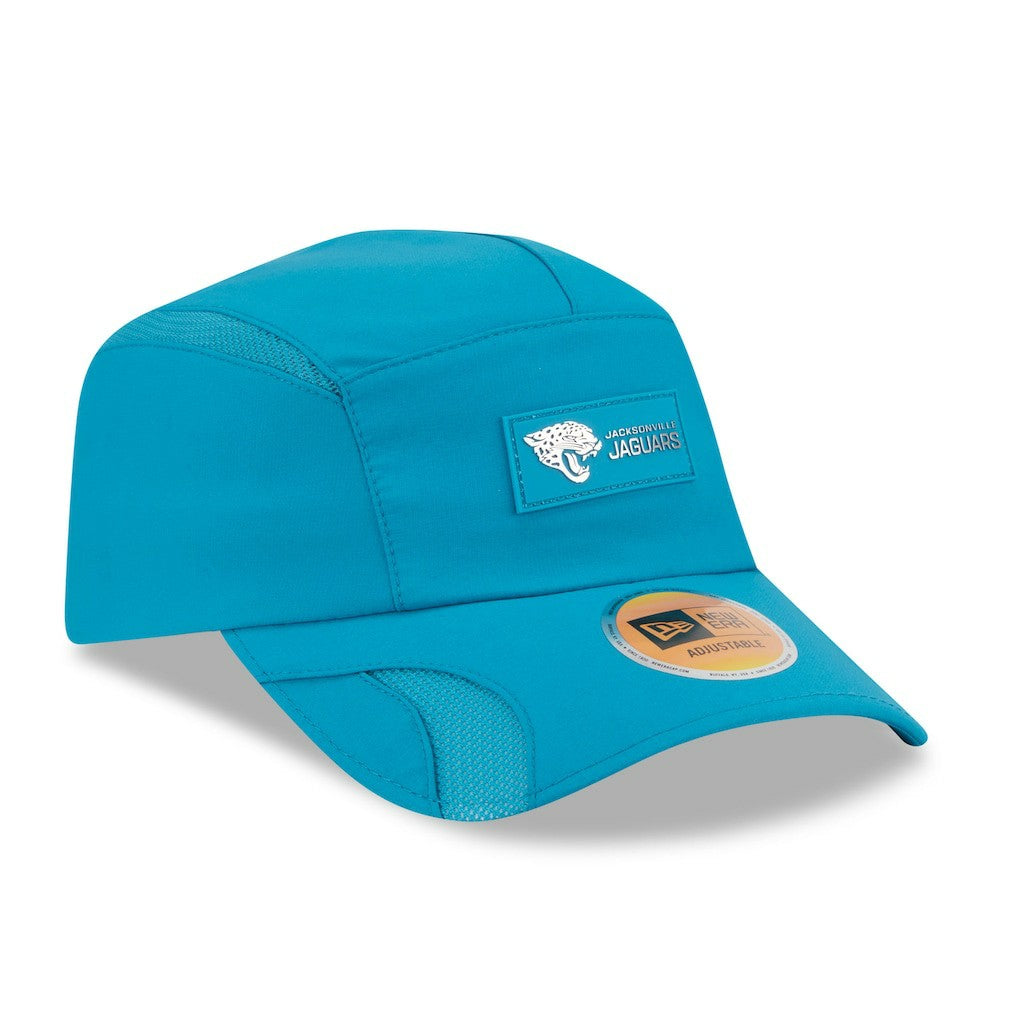 Jacksonville Jaguars New Era 2025 Sideline Runner Adjustable Hat Teal | NFL