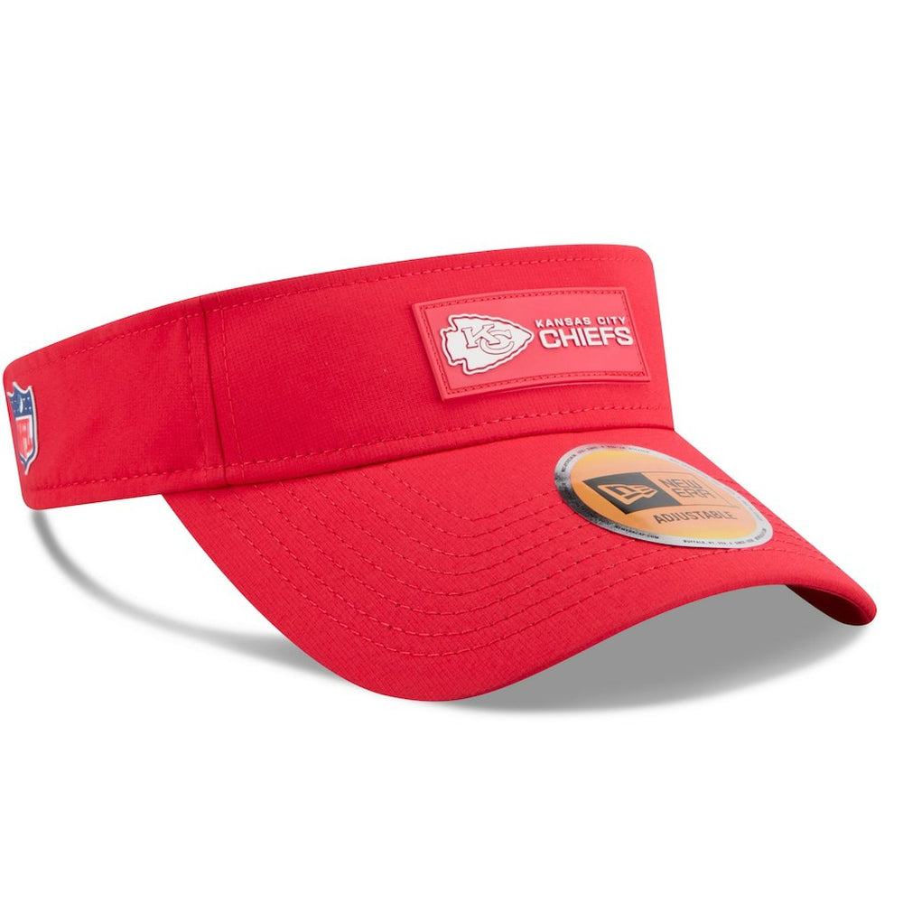 Kansas City Chiefs New Era 2025 Sideline Visor Red | NFL