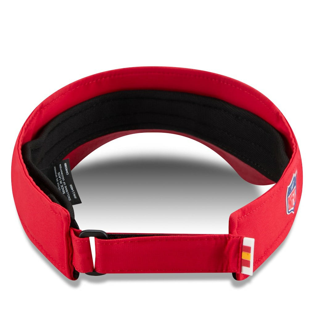 Kansas City Chiefs New Era 2025 Sideline Visor Red | NFL