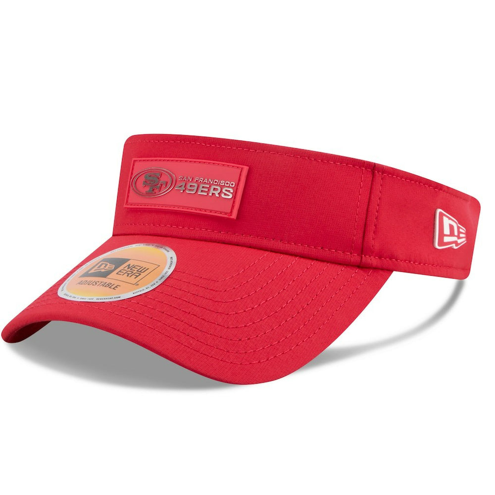 San Francisco 49ers New Era 2025 Sideline Visor Scarlet | NFL