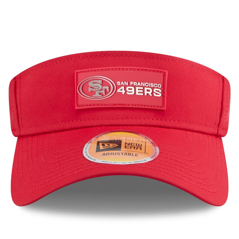 San Francisco 49ers New Era 2025 Sideline Visor Scarlet | NFL