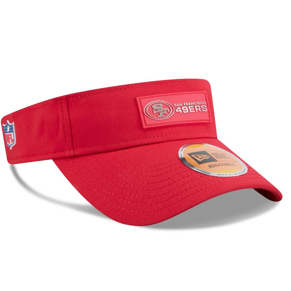 San Francisco 49ers New Era 2025 Sideline Visor Scarlet | NFL
