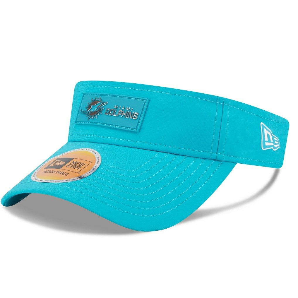 Miami Dolphins New Era 2025 Sideline Visor Aqua | NFL