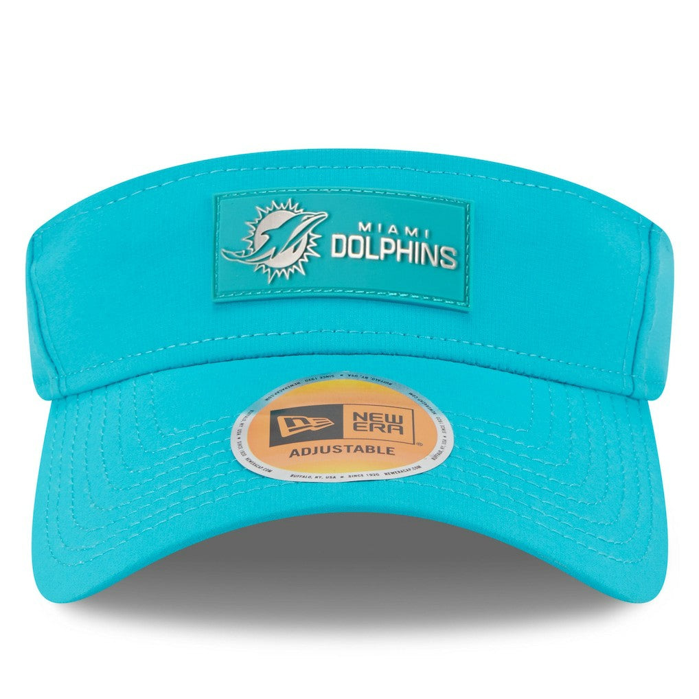 Miami Dolphins New Era 2025 Sideline Visor Aqua | NFL