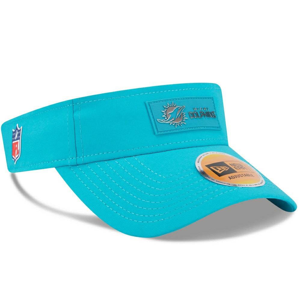 Miami Dolphins New Era 2025 Sideline Visor Aqua | NFL
