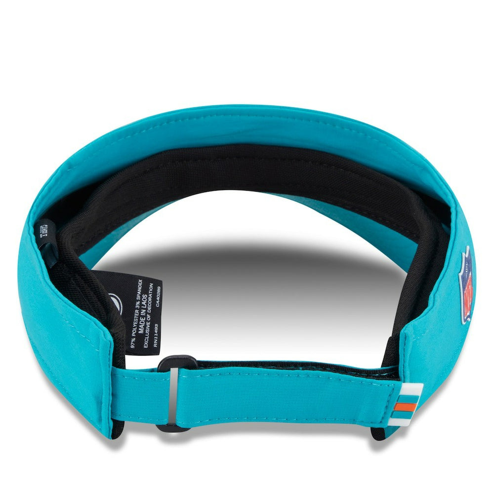 Miami Dolphins New Era 2025 Sideline Visor Aqua | NFL