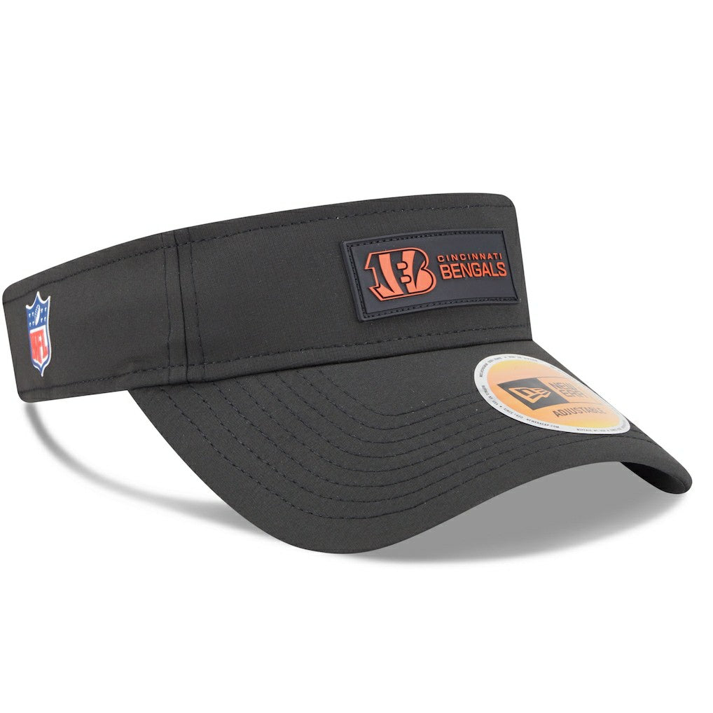 Cincinnati Bengals New Era 2025 Sideline Visor Black | NFL