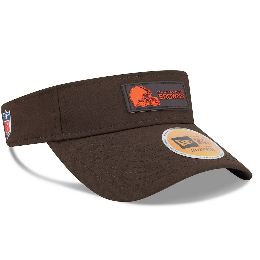 Cleveland Browns New Era 2025 Sideline Visor Brown | NFL