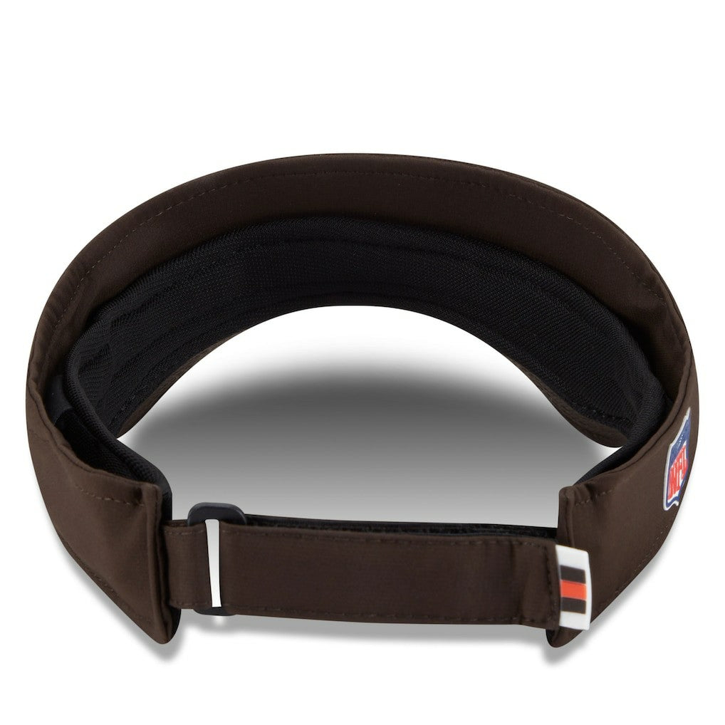 Cleveland Browns New Era 2025 Sideline Visor Brown | NFL