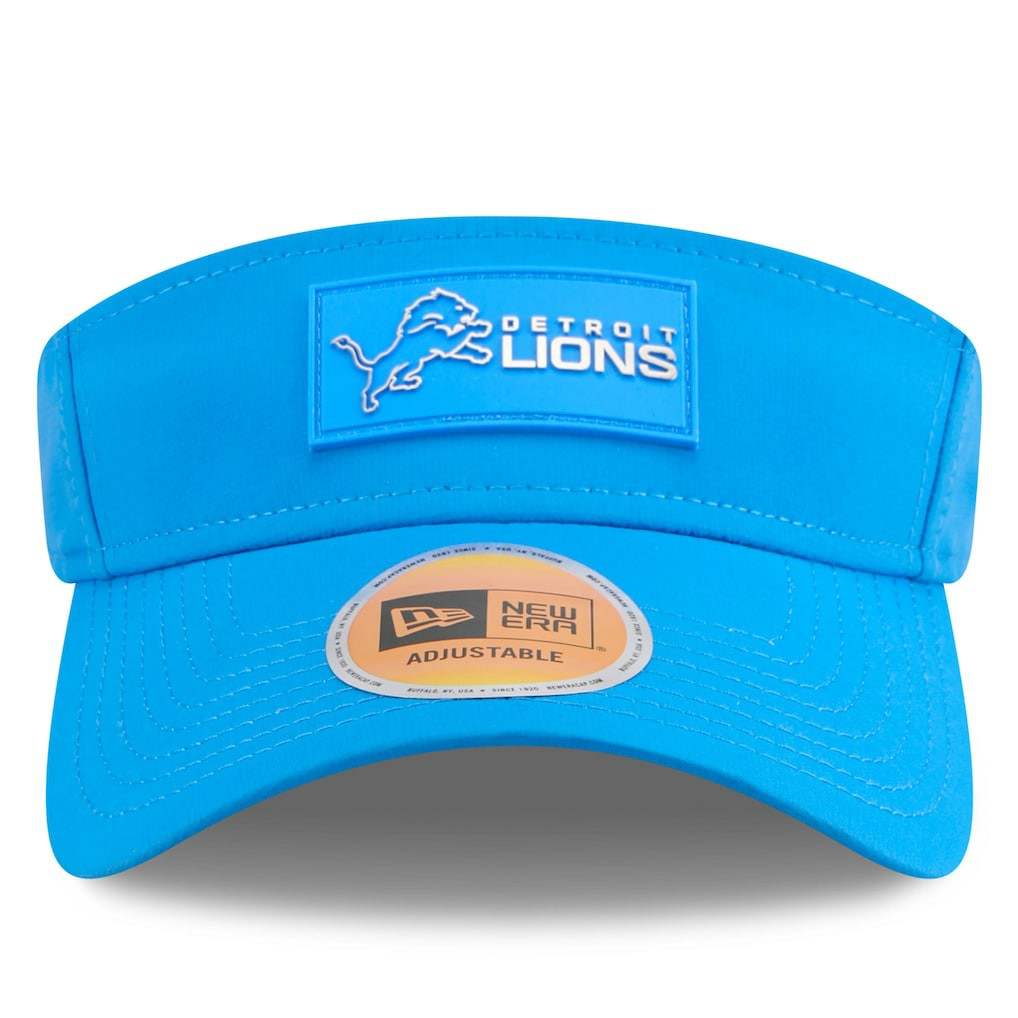 Detroit Lions New Era 2025 Sideline Visor Blue | NFL