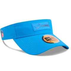 Detroit Lions New Era 2025 Sideline Visor Blue | NFL