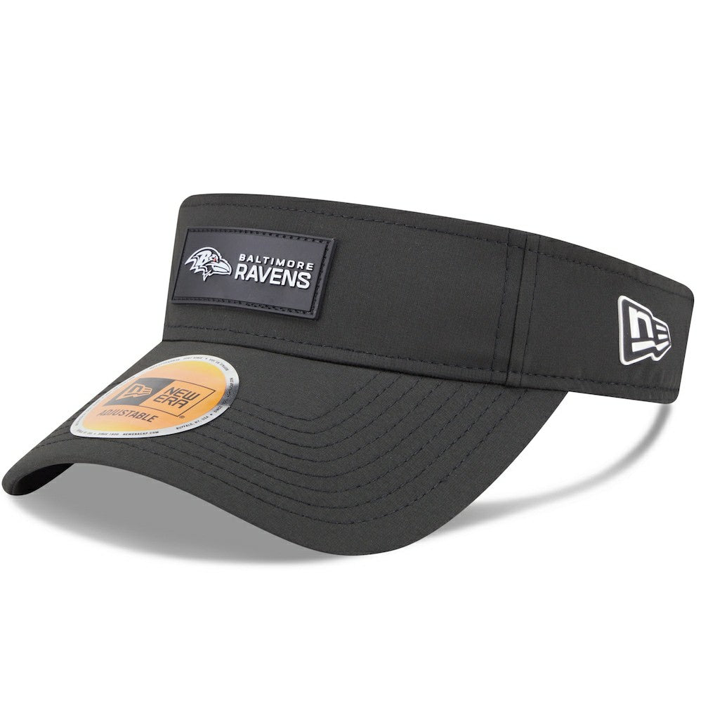 Baltimore Ravens New Era 2025 Sideline Visor Black | NFL