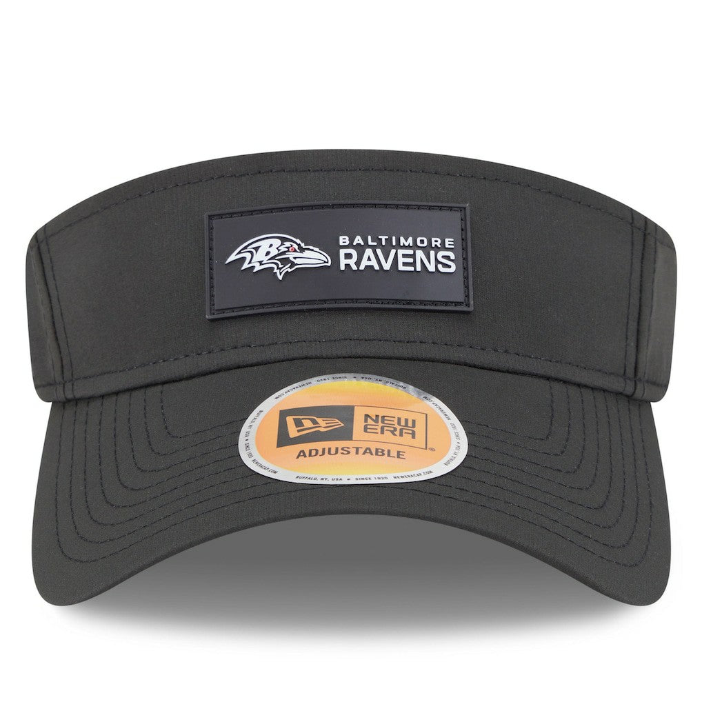 Baltimore Ravens New Era 2025 Sideline Visor Black | NFL