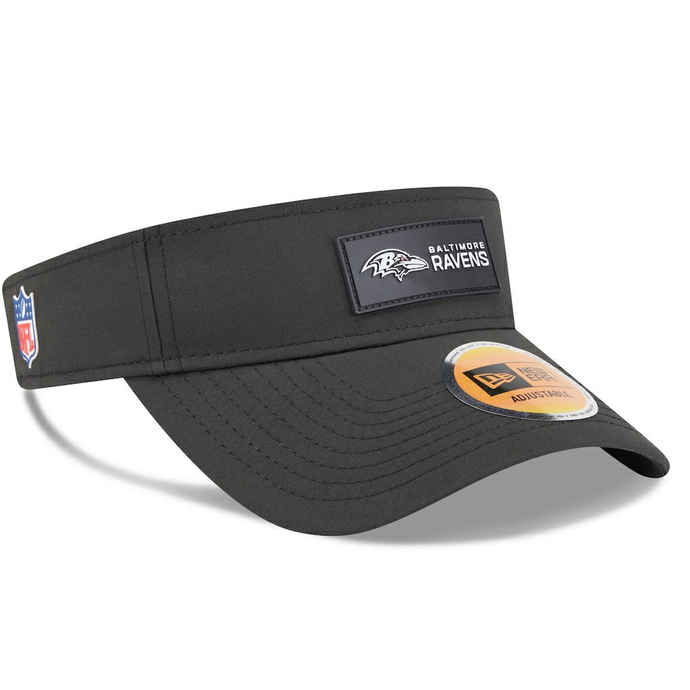 Baltimore Ravens New Era 2025 Sideline Visor Black | NFL