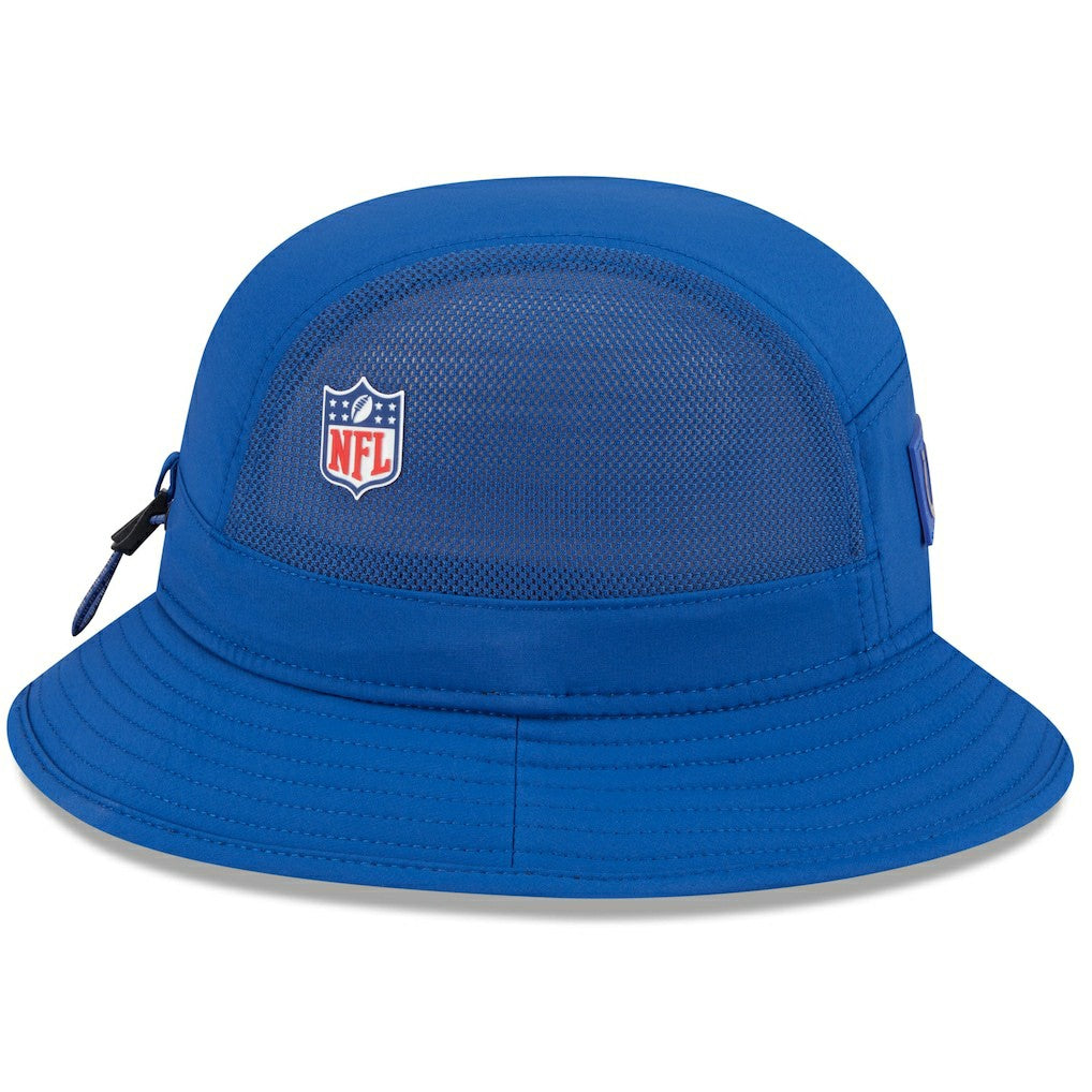 Indianapolis Colts New Era 2025 Sideline Bucket Hat Royal | NFL