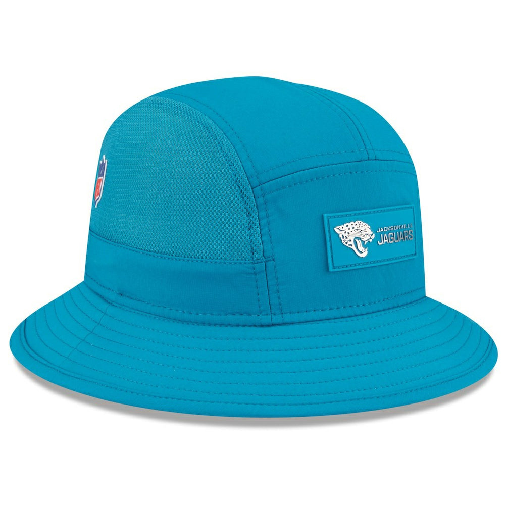 Jacksonville Jaguars New Era 2025 Sideline Bucket Hat Teal | NFL