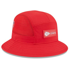 Kansas City Chiefs New Era 2025 Sideline Bucket Hat Red | NFL