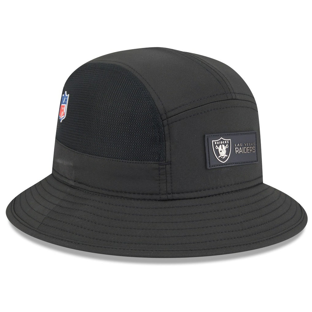 Las Vegas Raiders New Era 2025 Sideline Bucket Hat Black | NFL