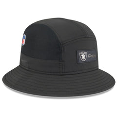 Las Vegas Raiders New Era 2025 Sideline Bucket Hat Black | NFL