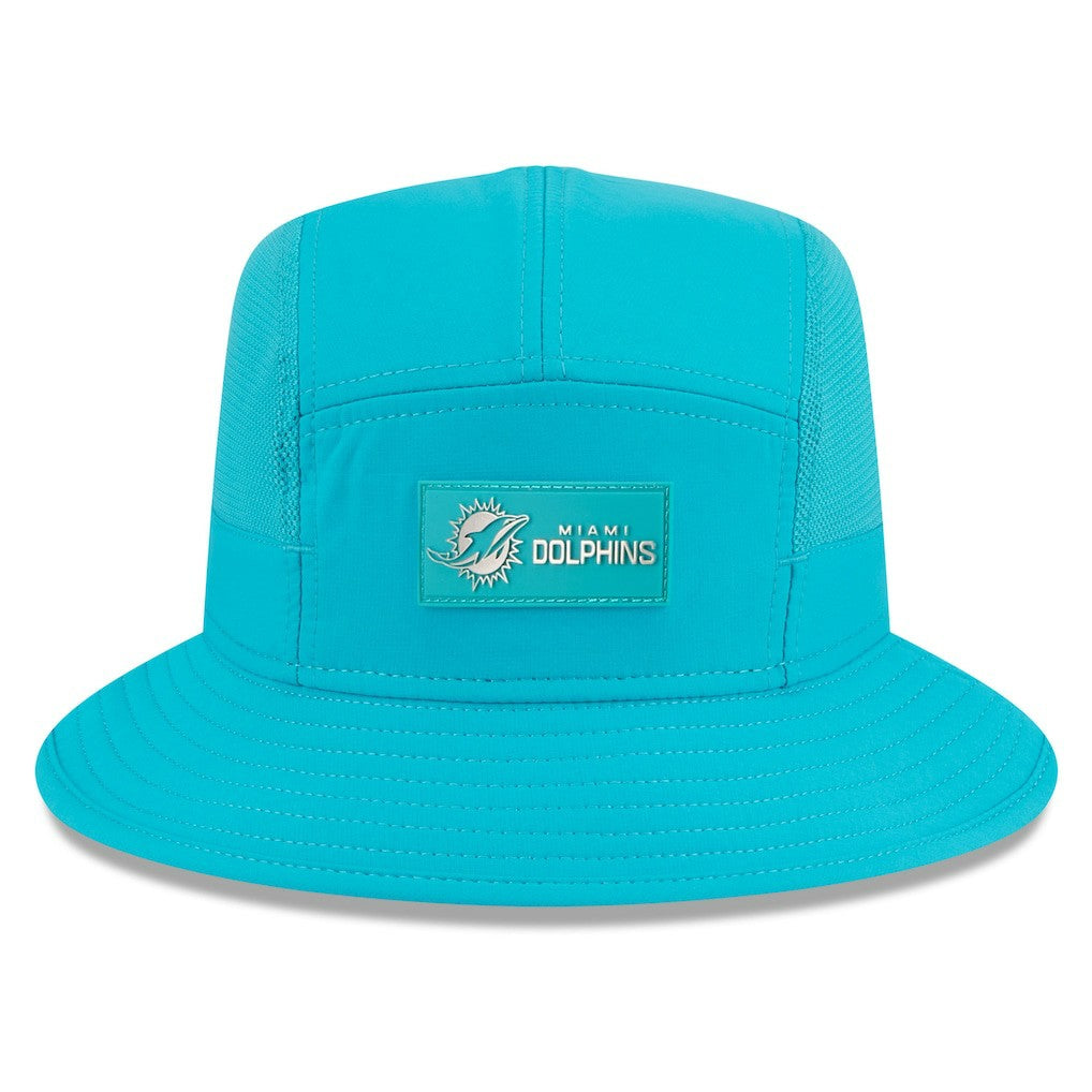Miami Dolphins New Era 2025 Sideline Bucket Hat Aqua | NFL