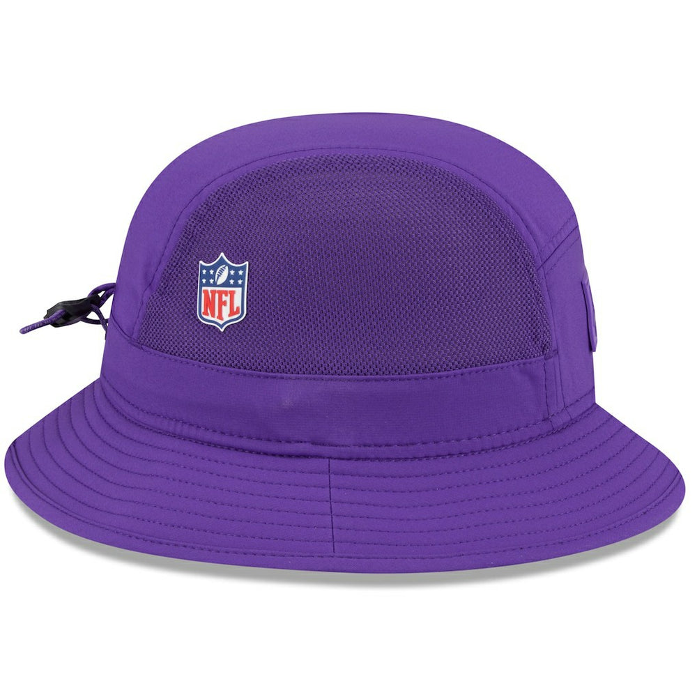 Minnesota Vikings New Era 2025 Sideline Bucket Hat Purple | NFL