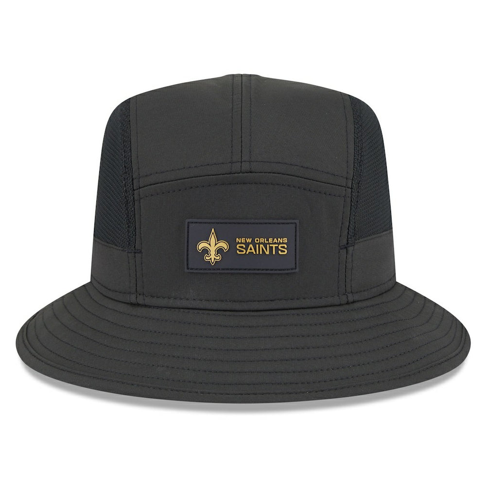 New Orleans Saints New Era 2025 Sideline Bucket Hat Black | NFL