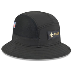 New Orleans Saints New Era 2025 Sideline Bucket Hat Black | NFL