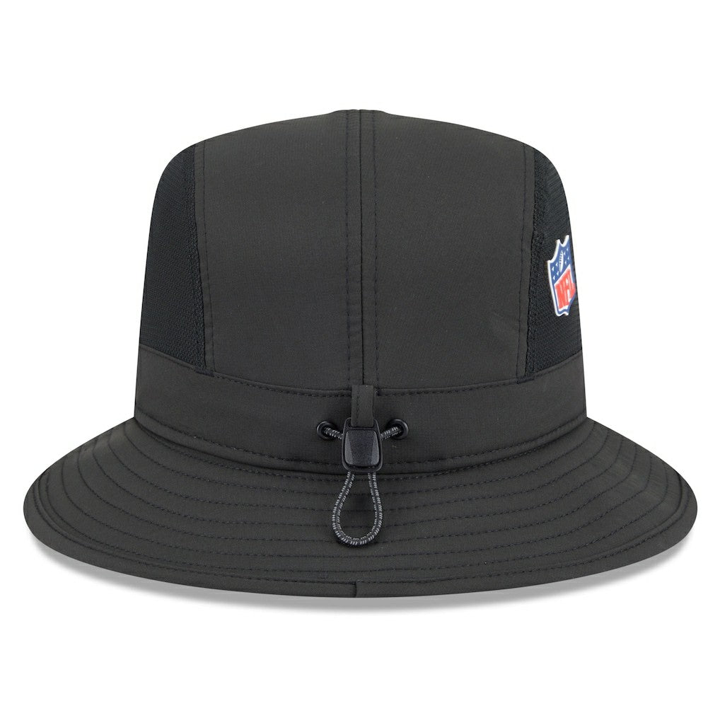 New Orleans Saints New Era 2025 Sideline Bucket Hat Black | NFL