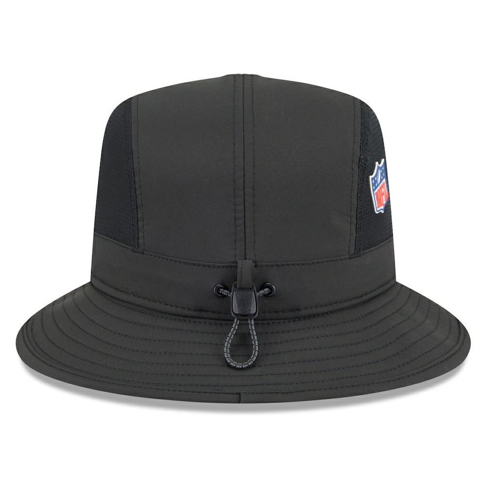New Orleans Saints New Era 2025 Sideline Bucket Hat Black | NFL