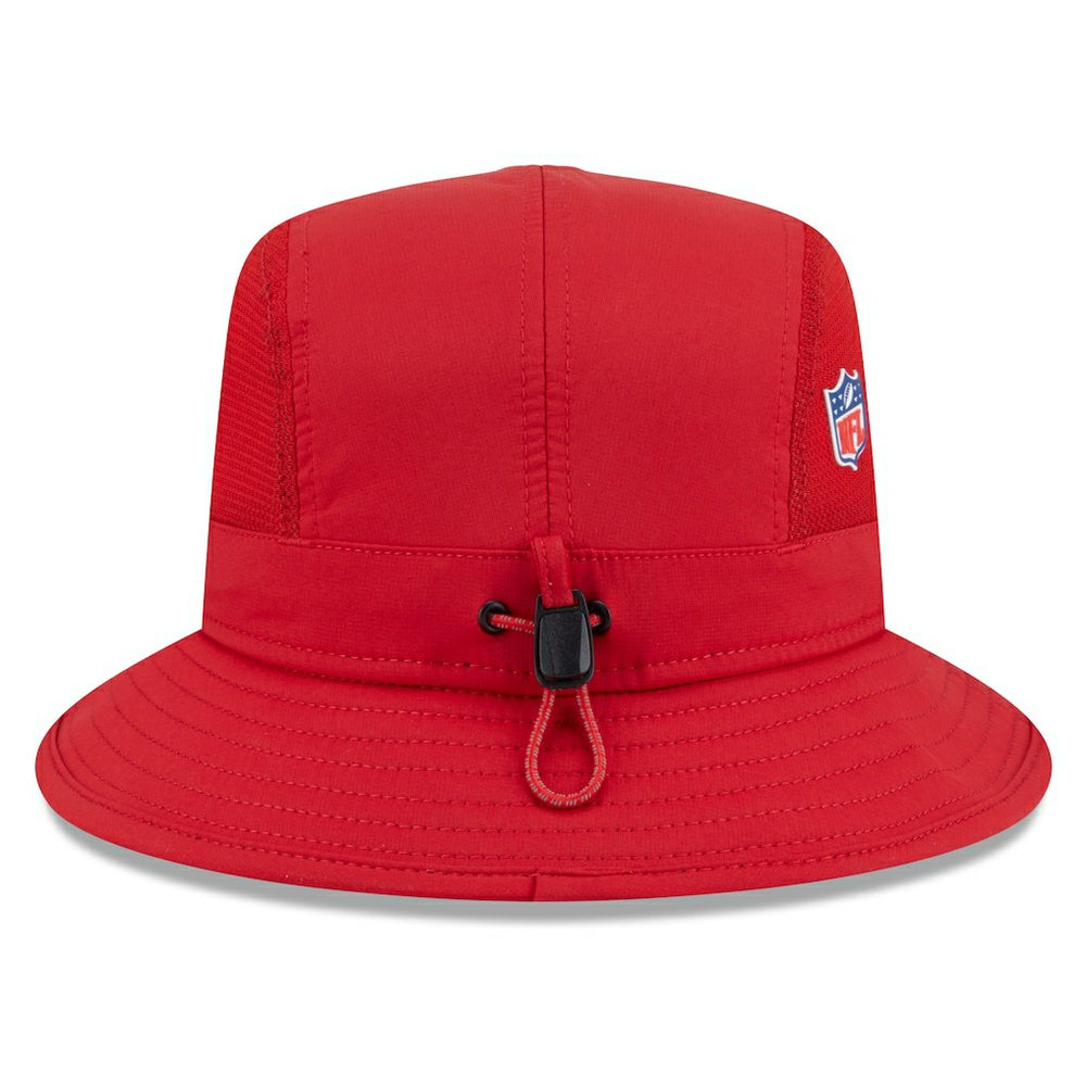 San Francisco 49ers New Era 2025 Sideline Bucket Hat Scarlet | NFL