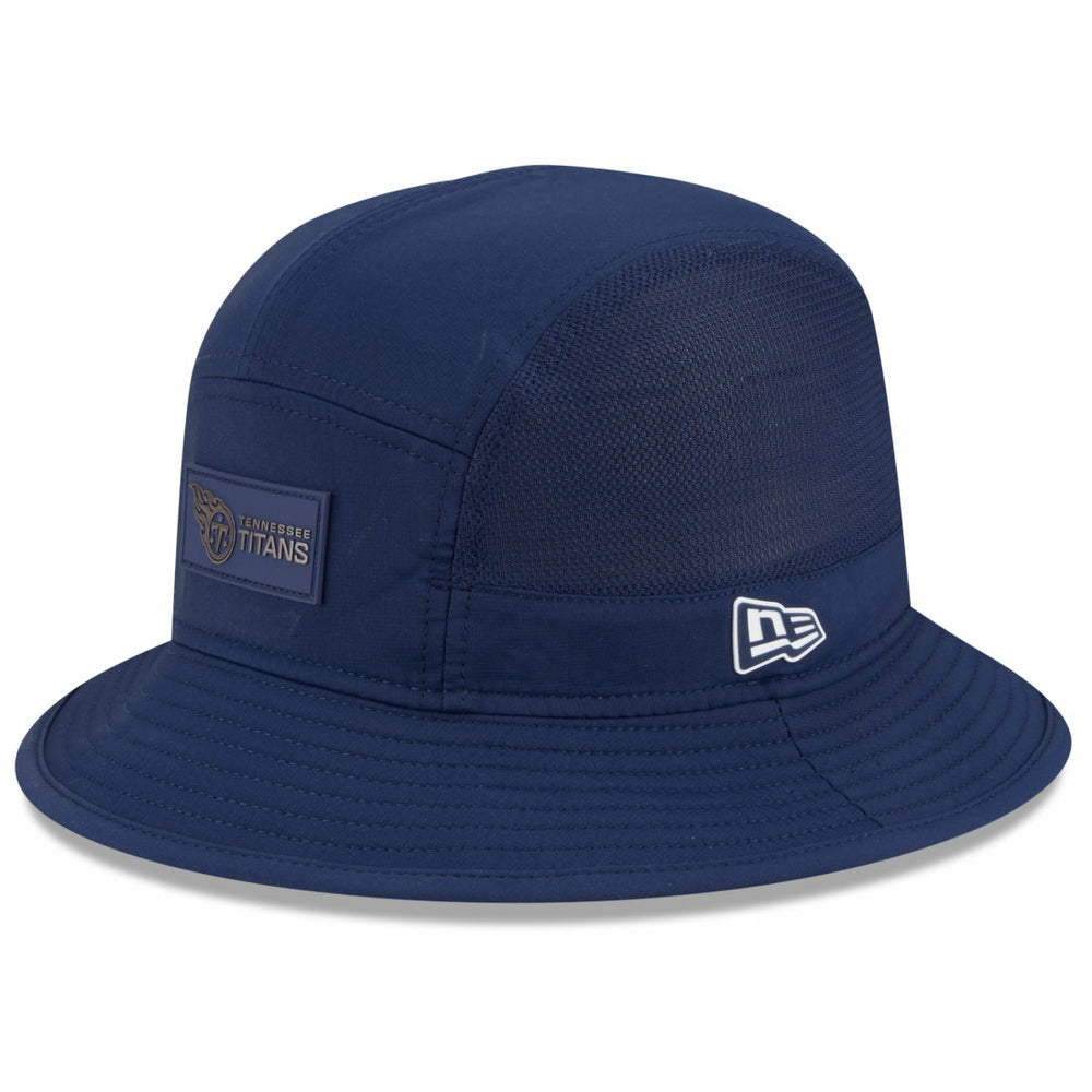 Tennessee Titans New Era 2025 Sideline Bucket Hat Navy | NFL