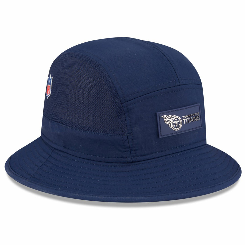 Tennessee Titans New Era 2025 Sideline Bucket Hat Navy | NFL