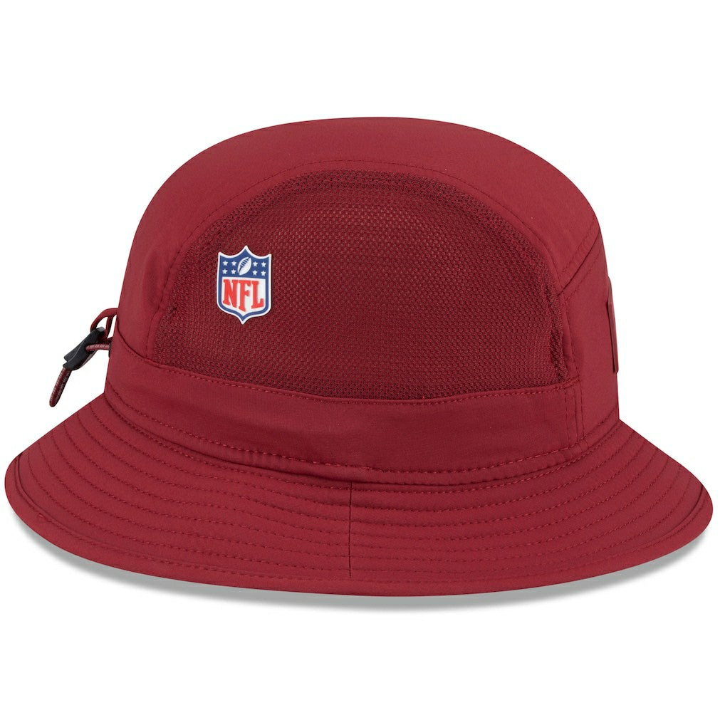 Washington Commanders New Era 2025 Sideline Bucket Hat Burgundy | NFL