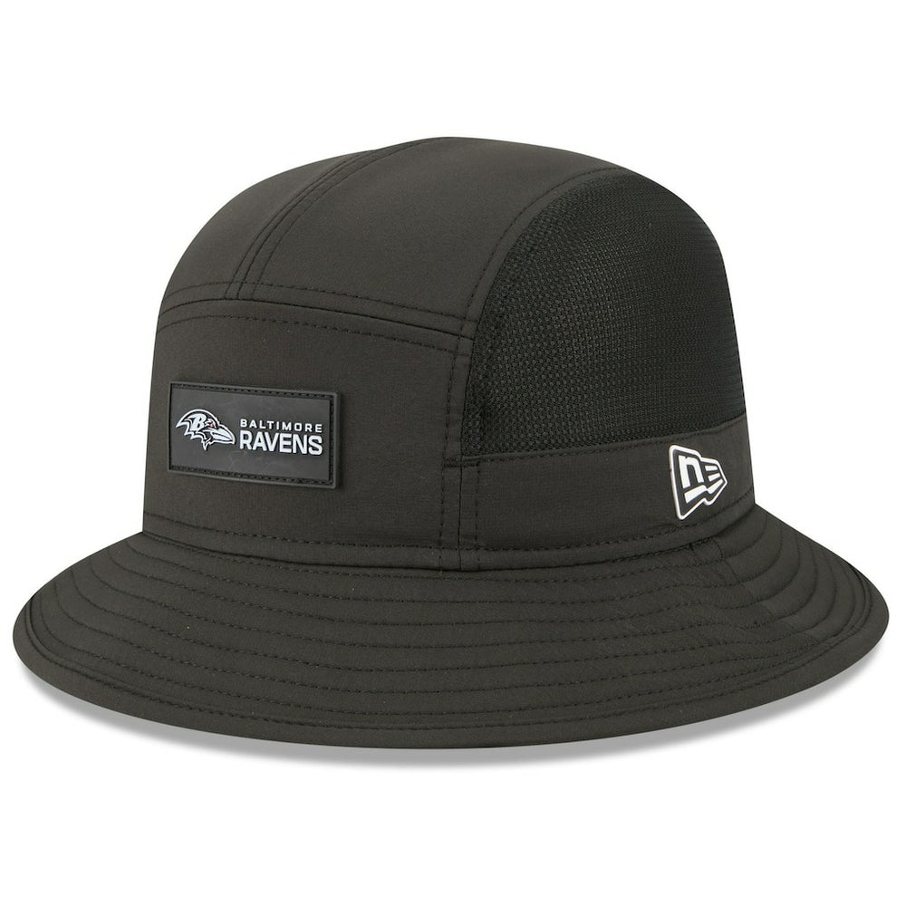 Baltimore Ravens New Era 2025 Sideline Bucket Hat Black | NFL