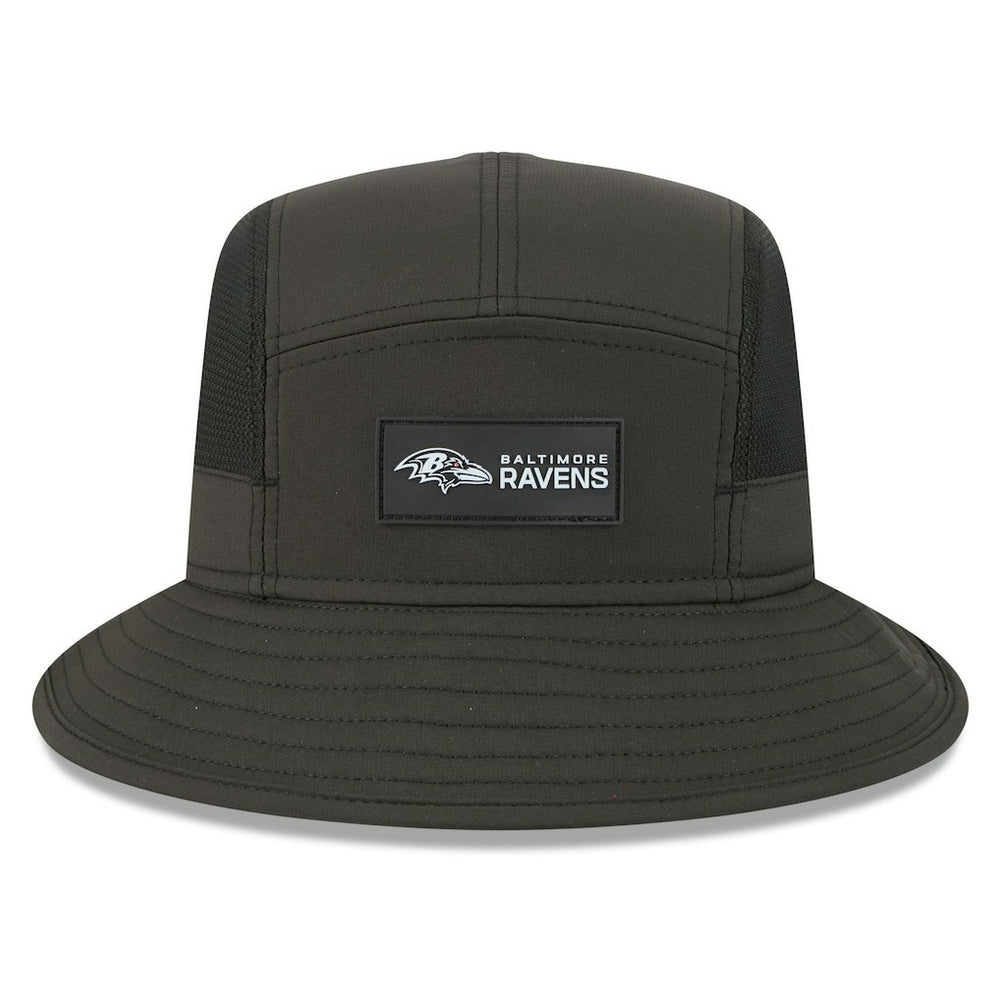 Baltimore Ravens New Era 2025 Sideline Bucket Hat Black | NFL
