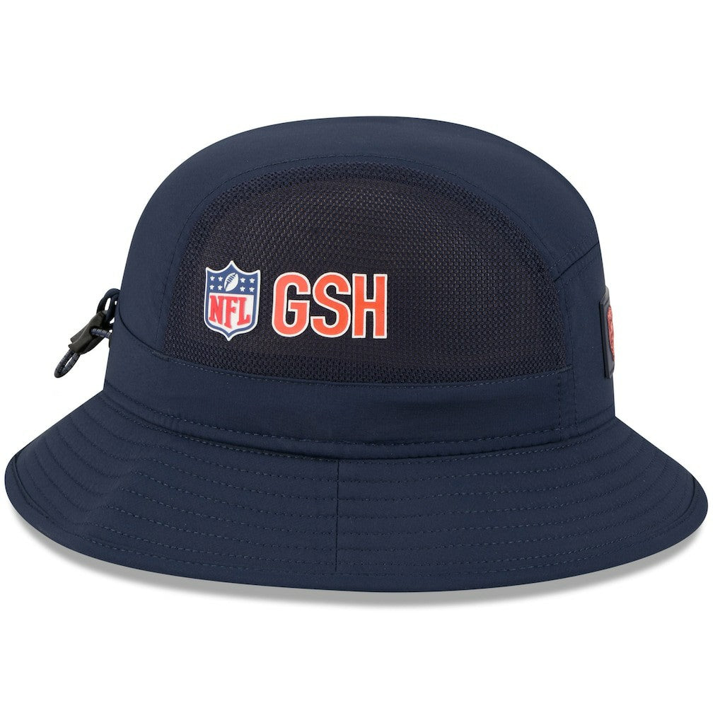 Chicago Bears New Era 2025 Sideline Bucket Hat Navy | NFL
