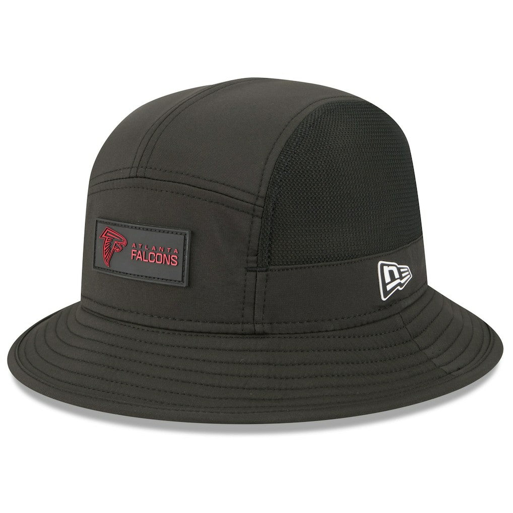 Atlanta Falcons New Era 2025 Sideline Bucket Hat Black | NFL