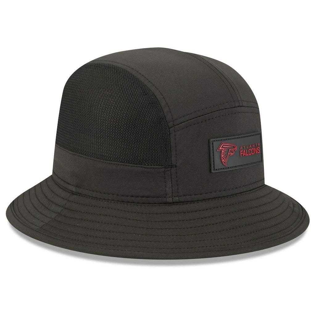 Atlanta Falcons New Era 2025 Sideline Bucket Hat Black | NFL