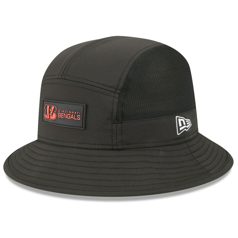 Cincinnati Bengals New Era 2025 Sideline Bucket Hat Black | NFL