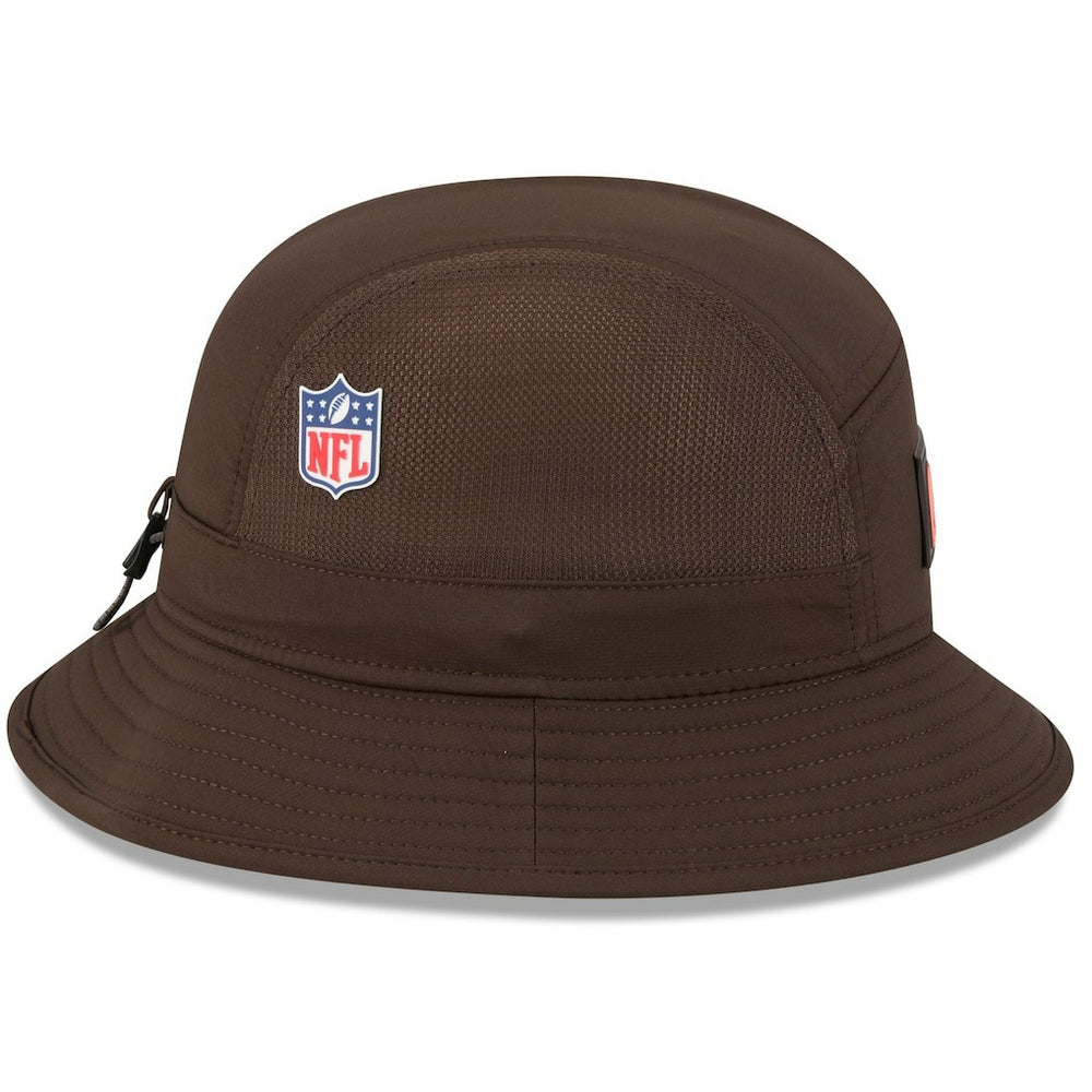 Cleveland Browns New Era 2025 Sideline Bucket Hat Brown | NFL