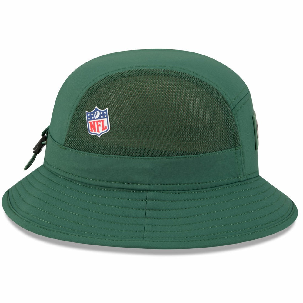 Green Bay Packers New Era 2025 Sideline Bucket Hat Green | NFL