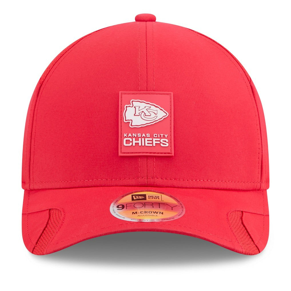Kansas City Chiefs New Era Youth 2025 Sideline 9FORTY Adjustable Hat Red | NFL
