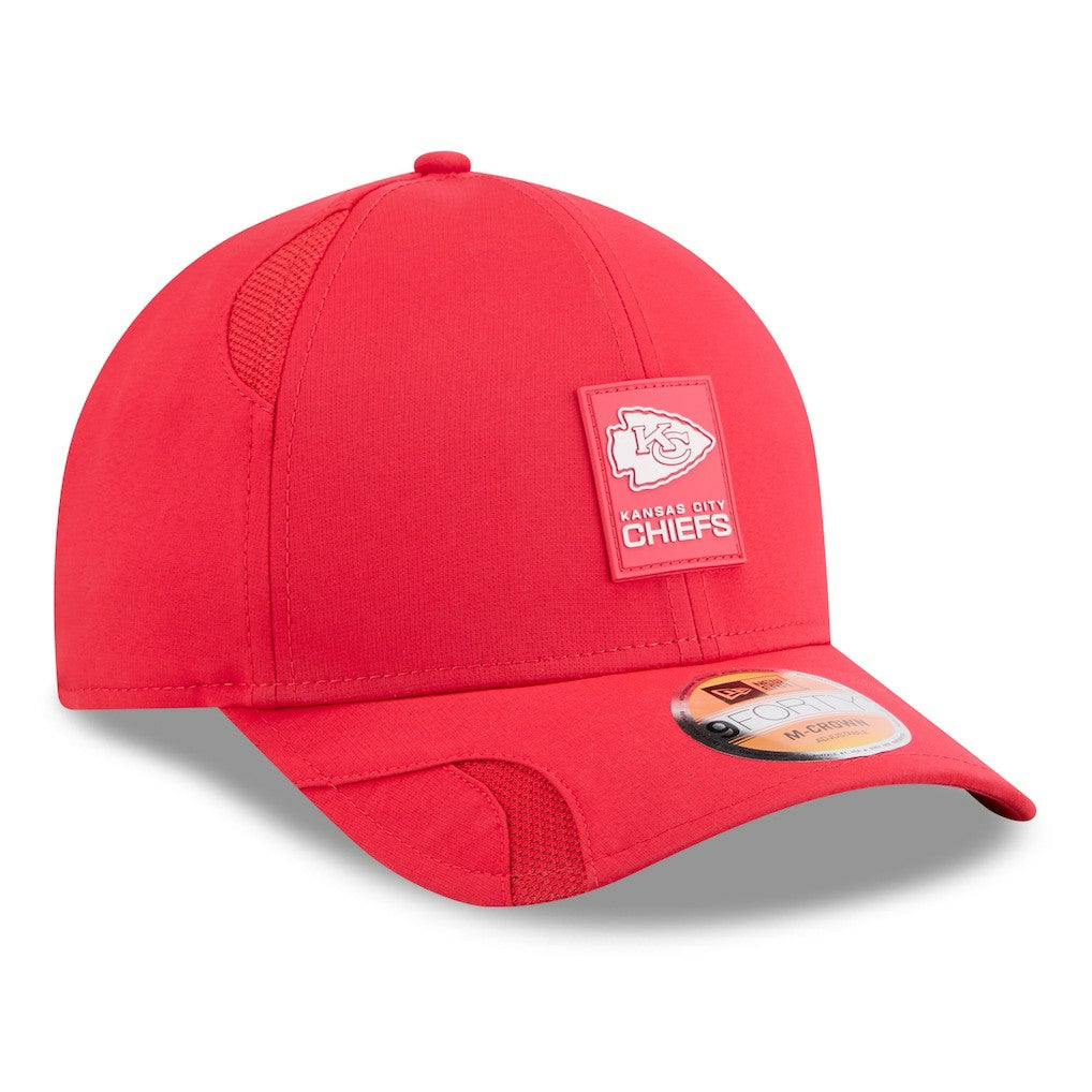 Kansas City Chiefs New Era Youth 2025 Sideline 9FORTY Adjustable Hat Red | NFL